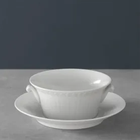 Фото: Суповая чаша и подтарельник Villeroy&Boch Cellini 0,4 л