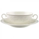 Фото: Суповая чаша и подтарельник Gray Pearl  0,4 л