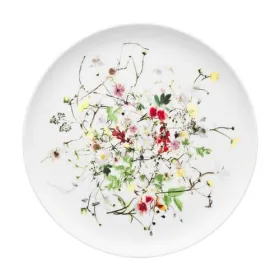 Фото: Пирожковая тарелка без бортов Rosenthal Brillance Fleurs Sauvages 18 см