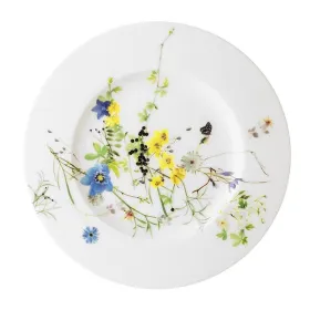 Фото: Пирожковая тарелка с бортами Rosenthal Brillance Fleurs des Alpes 19 см