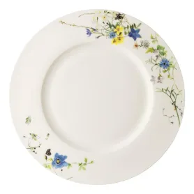 Фото: Столовая тарелка с бортами Rosenthal Brillance Fleurs des Alpes 28 см