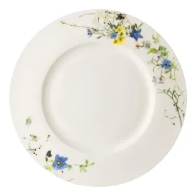 Фото: Столовая тарелка с бортами Rosenthal Brillance Fleurs des Alpes 28 см