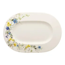 Фото: Блюдо овальное Rosenthal Brillance Fleurs des Alpes 34 x 24 см