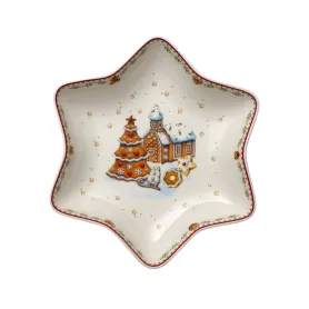 Фото: Тарелка Winter Bakery Decoration "Пряничная деревня" 24,5 см