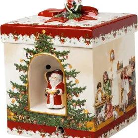 Фото: Подсвечник-музыкальная шкатулка  Christmas Toys "Подарочный пакет Дети" 17 х 17 х 21,5 см