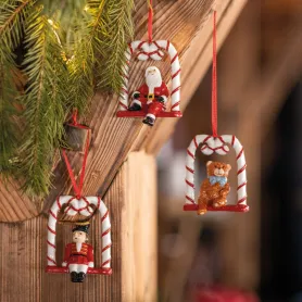 Фото: Набор елочных украшений Nostalgic Ornaments "Качели" 3 шт.