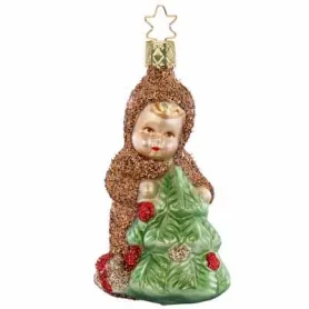 Фото: Елочная игрушка INGE GLAS "Лесной человечек" 10 см