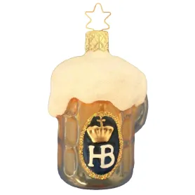 Фото: Елочная игрушка INGE GLAS "Пивная кружка" 8,5 см