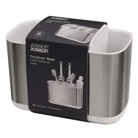 Фото: Органайзер для зубных щеток Joseph Joseph EasyStore серебристый