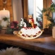 Фото: Подсвечник Christmas Toys "Мишка на лошадке" 22 х 9 х 17 см