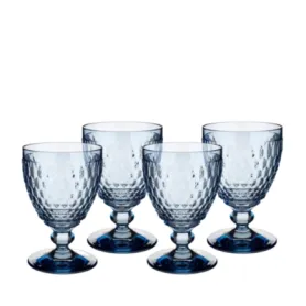 Фото: Бокалы Villeroy&Boch Boston Coloured blue для красного вина 310 мл, 4 шт.