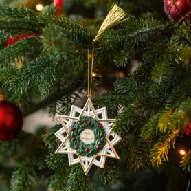 Фото: Подвеска "Звезда" Christmas Classics 10 см, год выпуска 2024