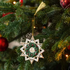 Фото: Подвеска "Звезда" Christmas Classics 10 см, год выпуска 2024