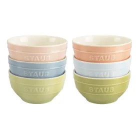 Фото: Набор пиал Staub Macaron 400 мл, 6 шт.