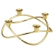 Фото: Подсвечник декоративный Georg Jensen Season gold plated 26 x 9 см