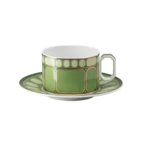 Фото: Чайная пара Rosenthal Swarovski Signum Fern 260 мл